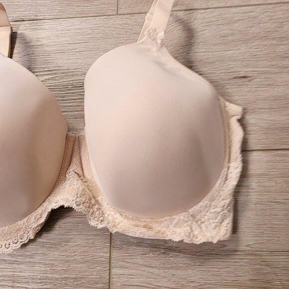 Modern Movement Nude Underwire Bra Lace Womens 34D - Picture 2 of 6